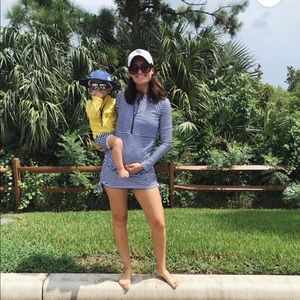 Swimzip cover up/long sleeve swim dress